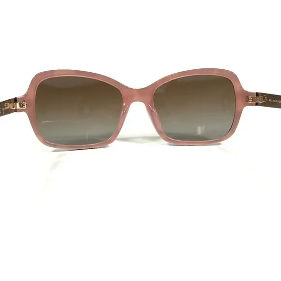 Kate Spade Sunglasses ANNJANETTE/S 0T4LA Gold Pink Tortoise Frames Brown Lens - Picture 8 of 11